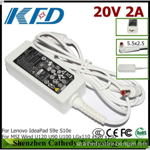 20V 2A 40W Laptopac Adapter Power Supply, Laptop Parts